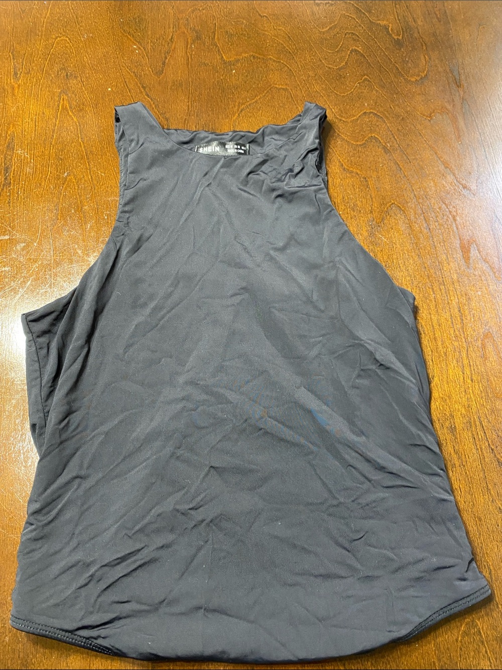 Women's Black High Neck Athletic Tank